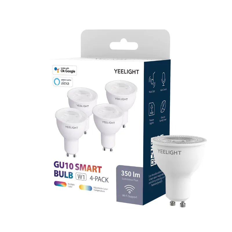Yeelight Smart Bulb W1 (Multi Colour) (GU10)