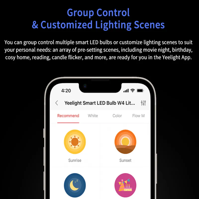 Yeelight E27 Smart Bulb W4L (Multi-Colour)