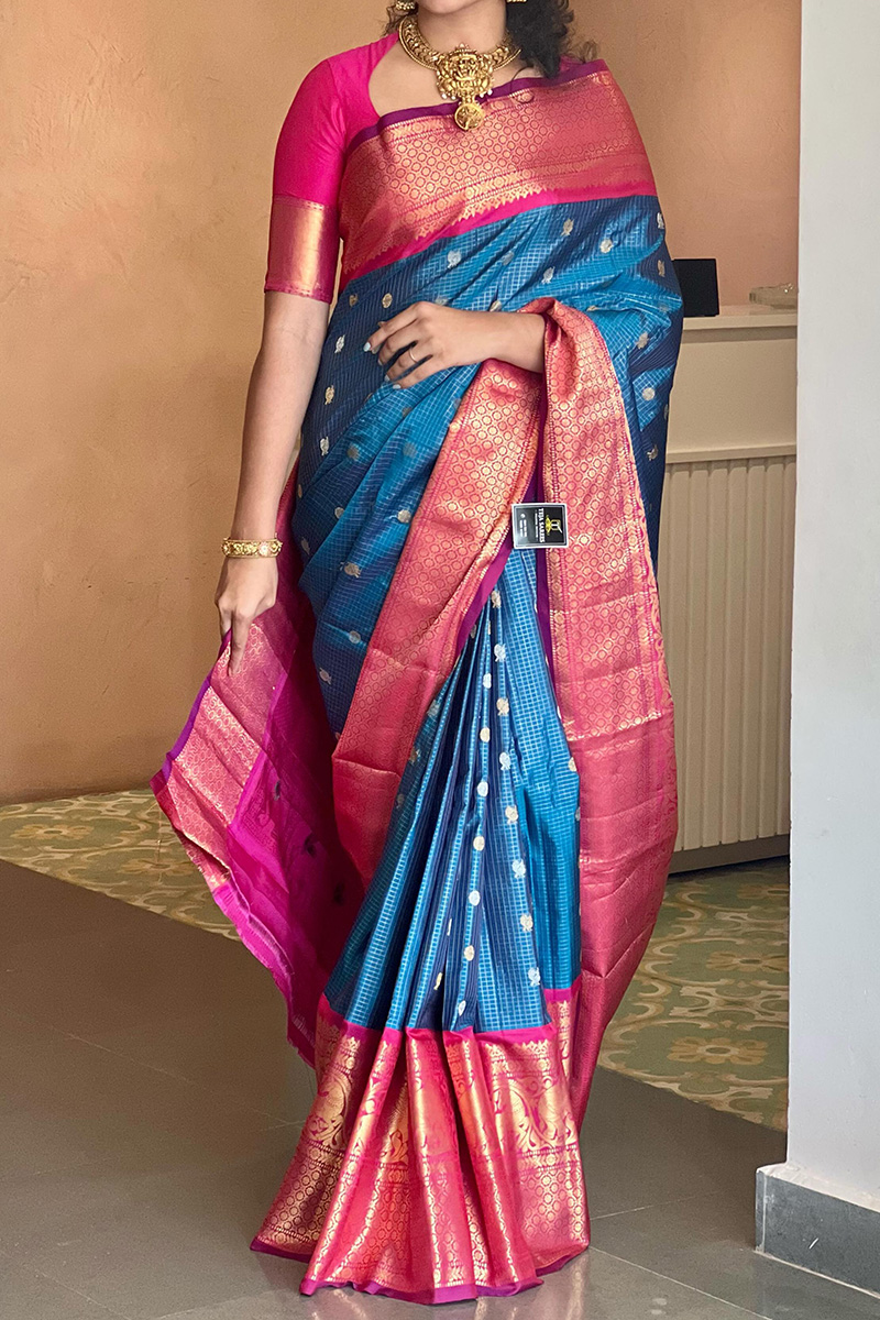 Aesthetic Look Silk saree with Blouse