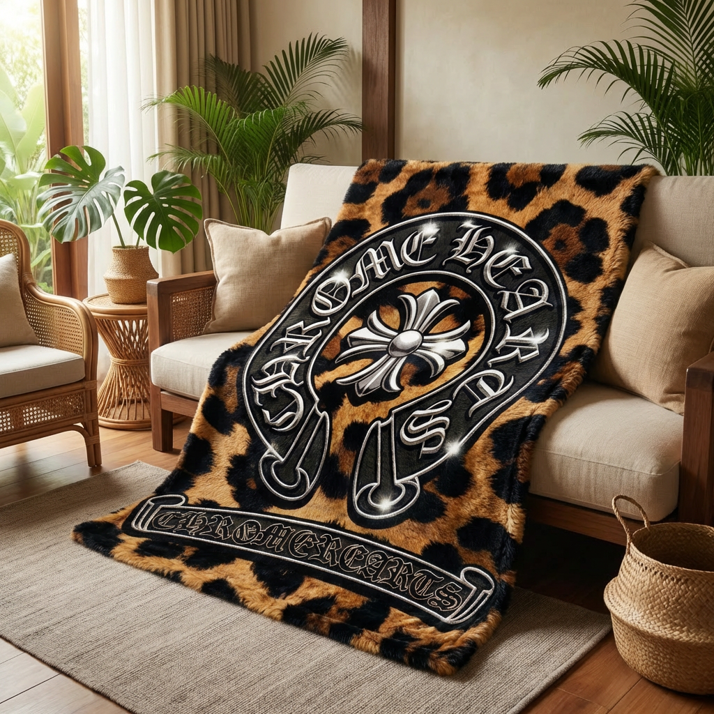 【クロムハーツ】 ブランケット毛布 260204-12