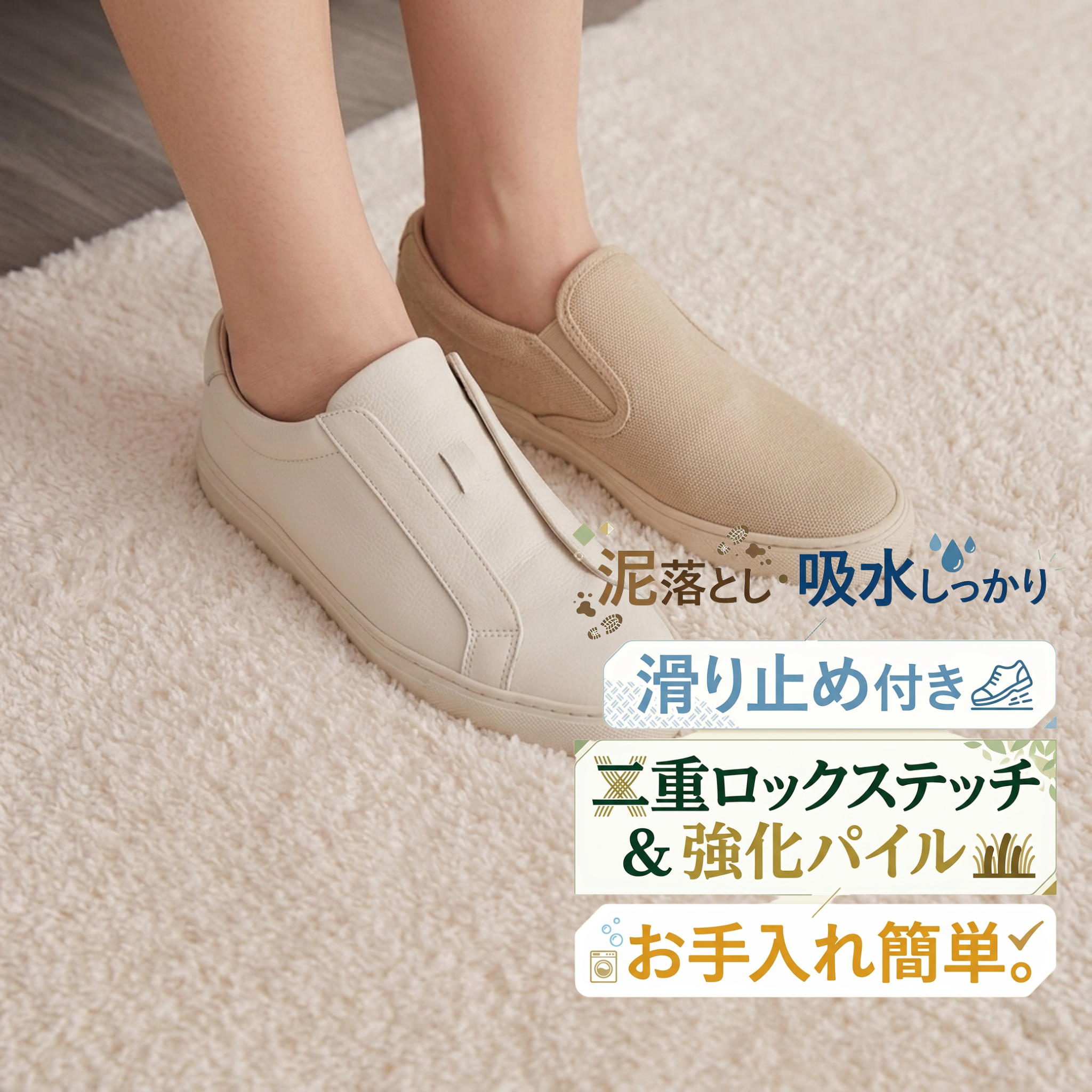 【シャネル】 玄関マット 0818-2-65-1