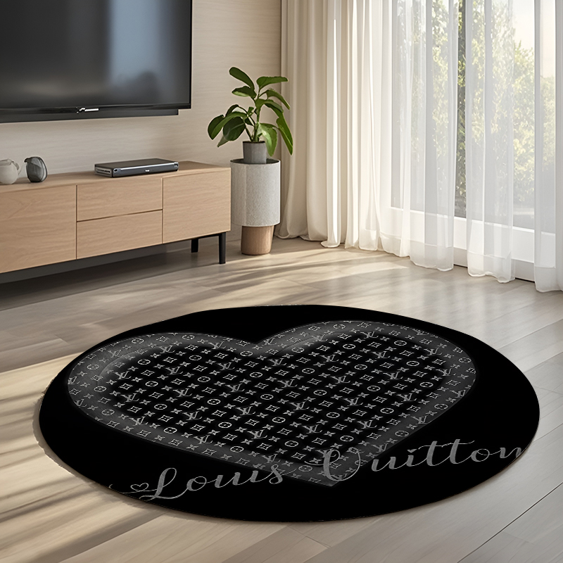 【ルイヴィトン】 ラグマット 円形 1012-2-1-1