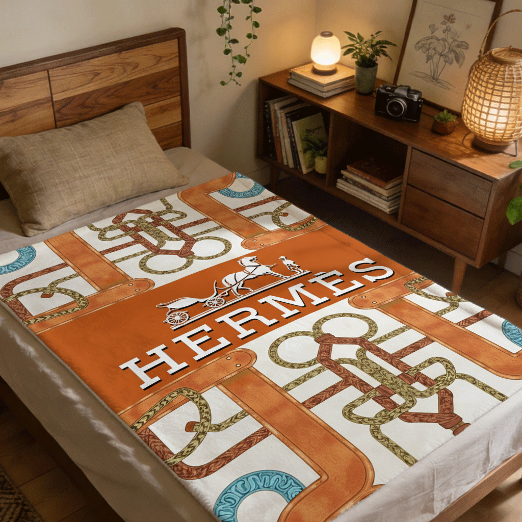 【エルメス】タオルケット 0507-1-1