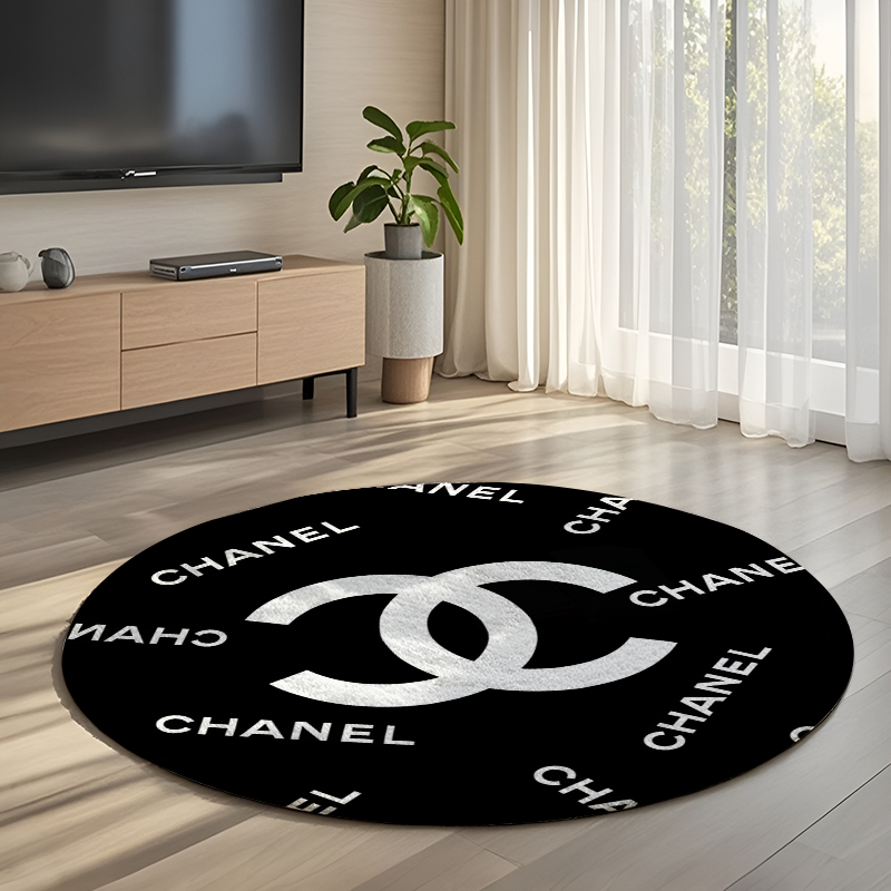 【シャネル】 ラグマット 円形 0304-2-1