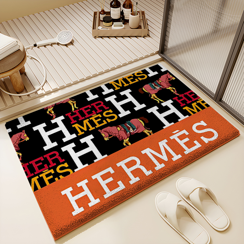 【エルメス】トイレマット·浴室マット 吸水速乾 0427-4-3