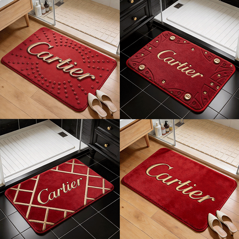 【カルティエ】トイレマット·浴室マット 吸水速乾 26114-1