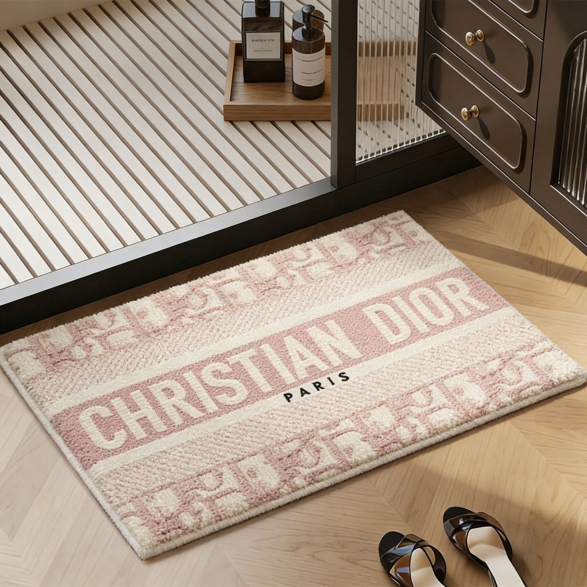 【ディオール】 トイレマット·浴室マット 吸水速乾 0831-8-92-1