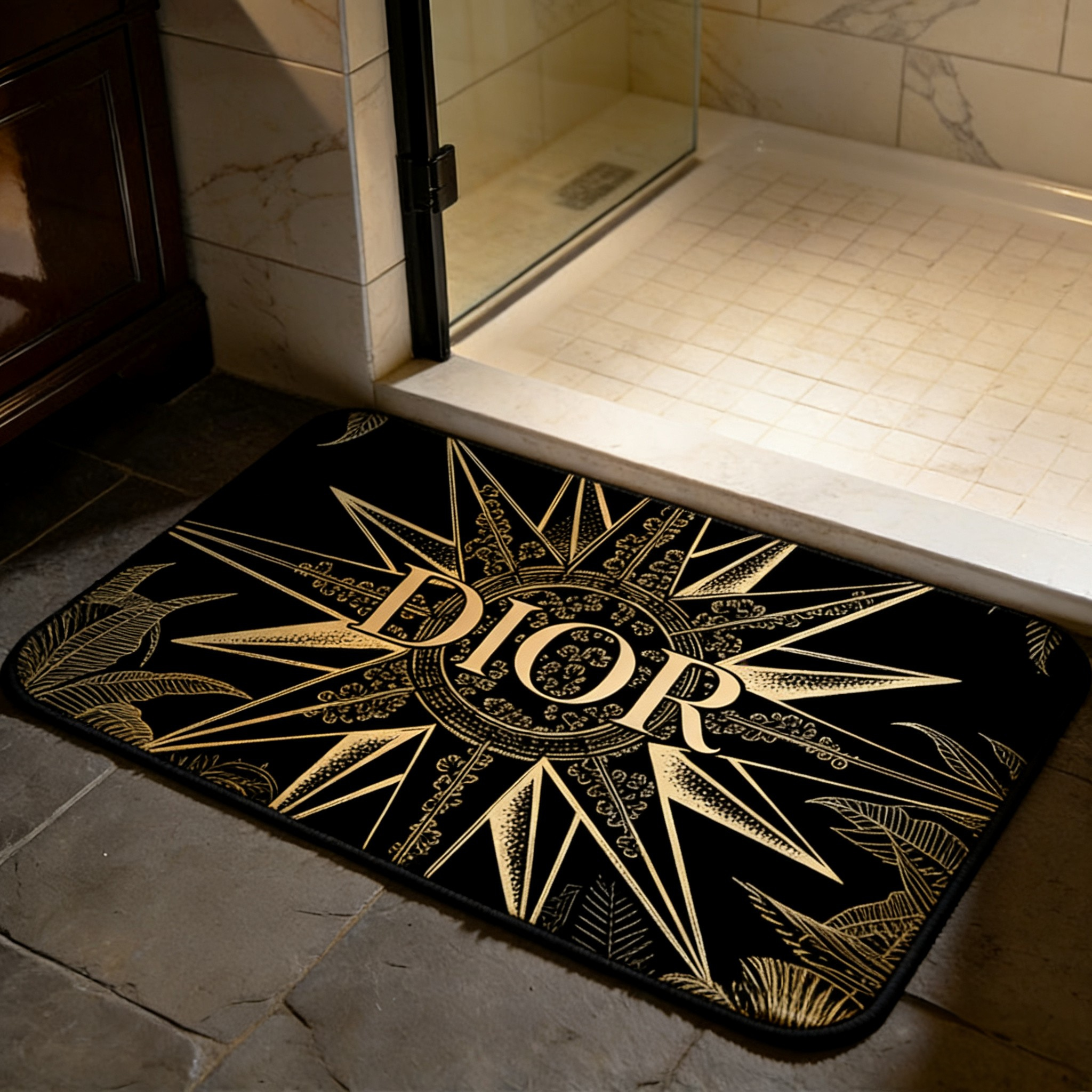 【ディオール】 トイレマット·浴室マット吸水速乾 0326-5-2