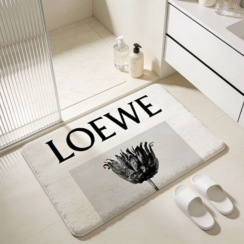 【ロエベ】 トイレマット·浴室マット 吸水速乾 1215-2-3