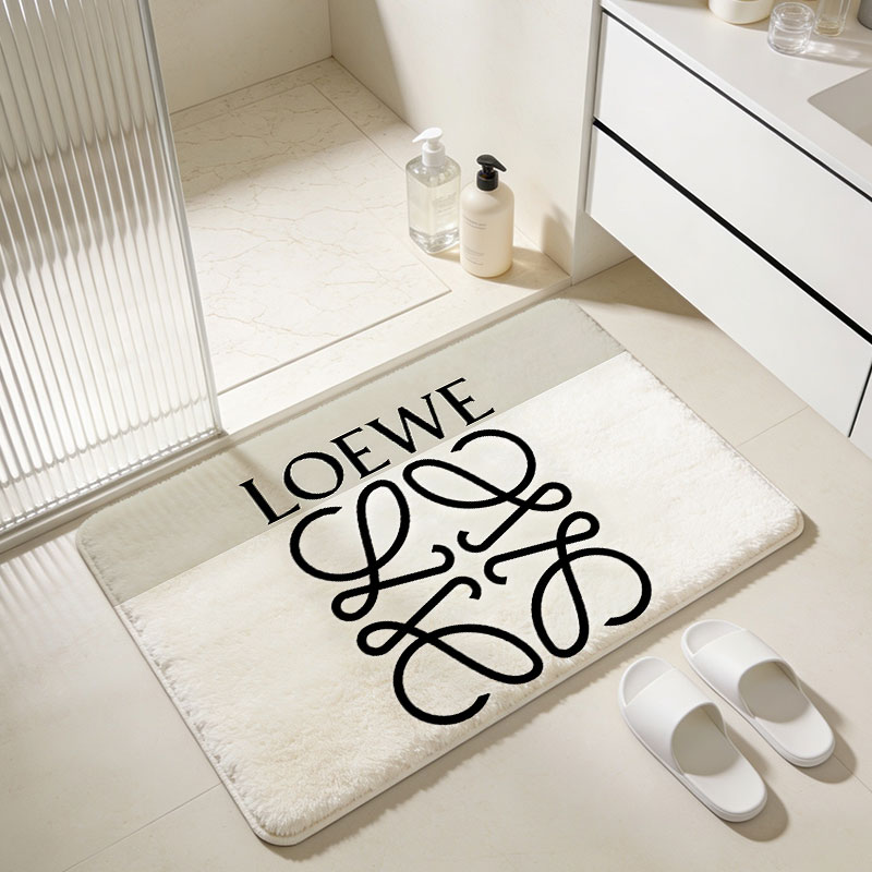 【ロエベ】 トイレマット·浴室マット 吸水速乾 0821-4-18-1