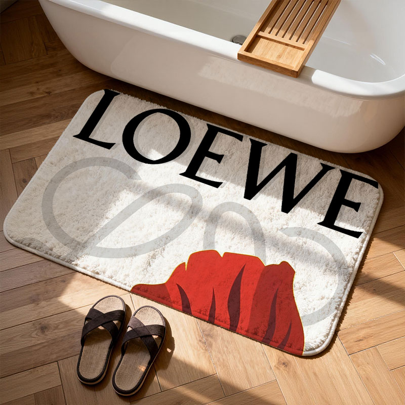 【ロエベ】 トイレマット·浴室マット 吸水速乾 1228-3-10-1