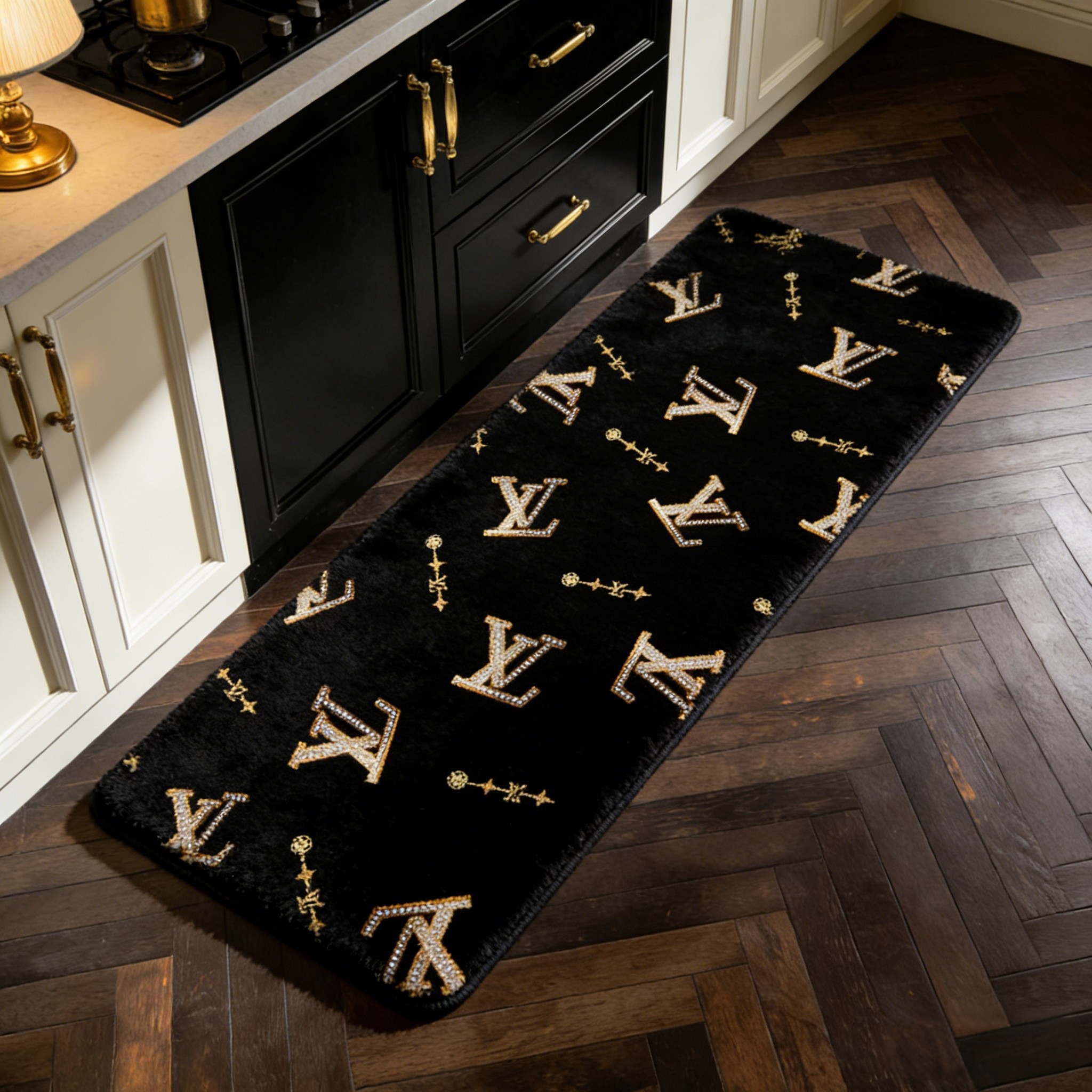 【 ルイヴィトン】 キッチンマット 0506-1-2