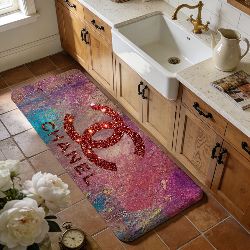 【 シャネル】 キッチンマット 0517-2-2