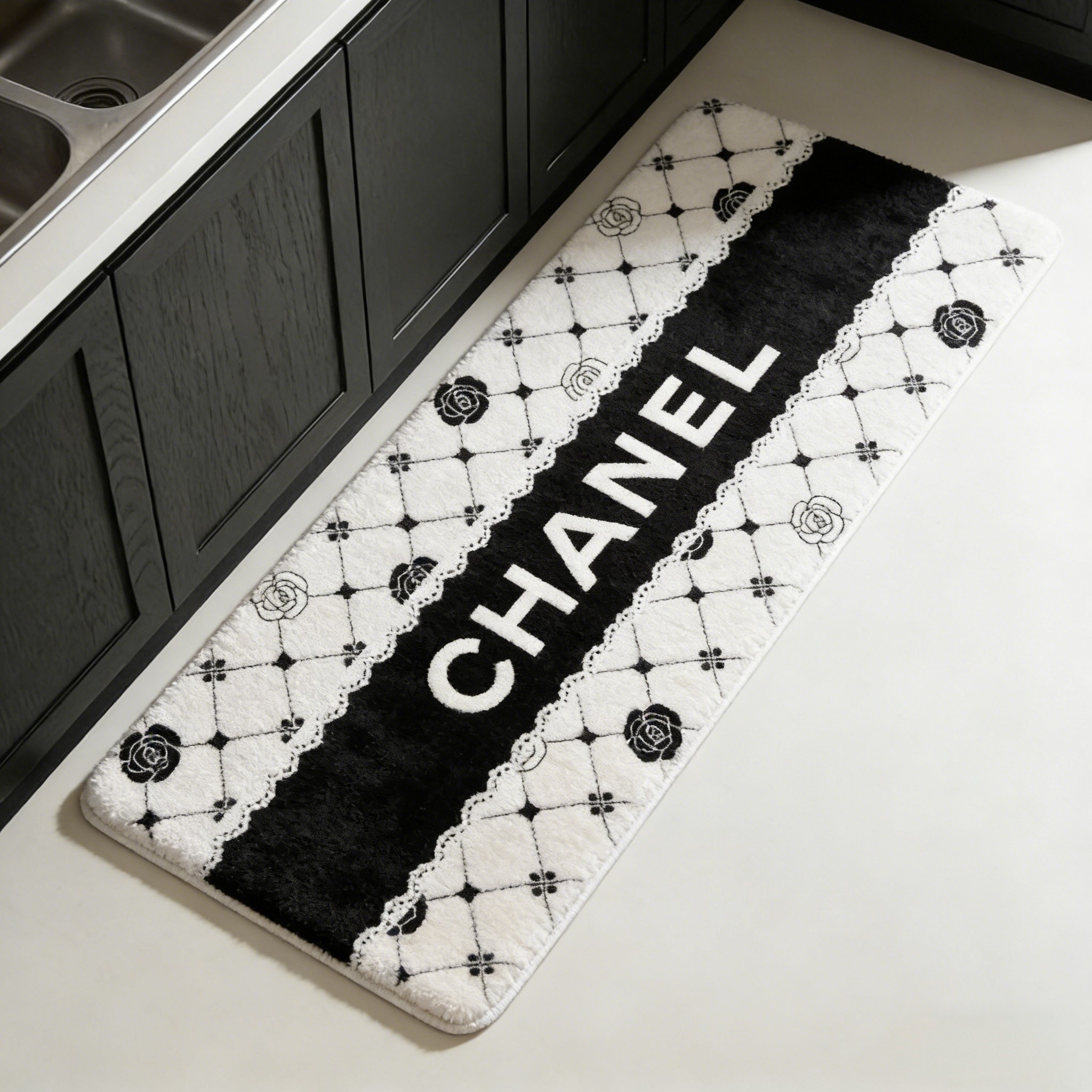 【 シャネル】 キッチンマット 0517-2-1