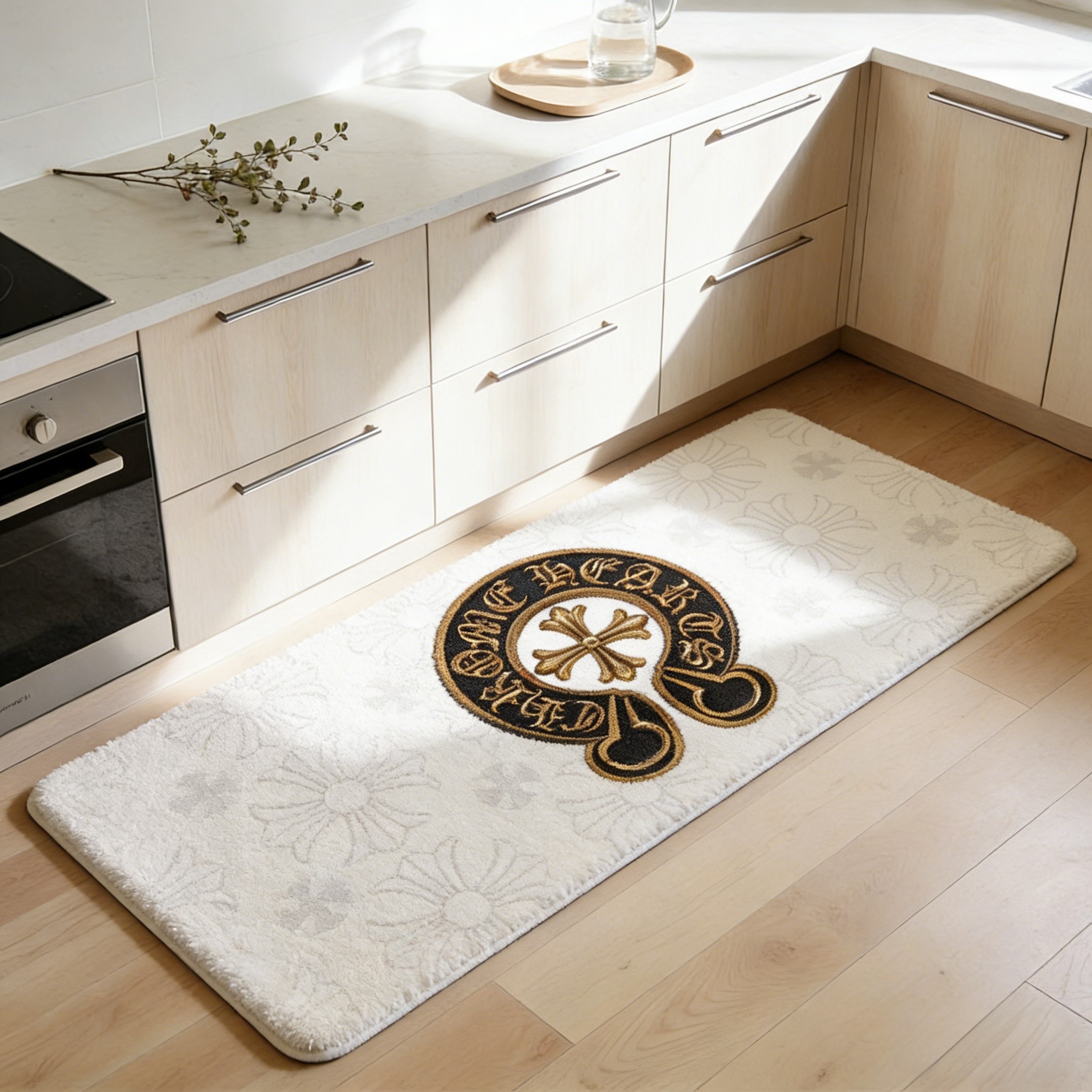 【 クロムハーツ】 キッチンマット0326-4-1