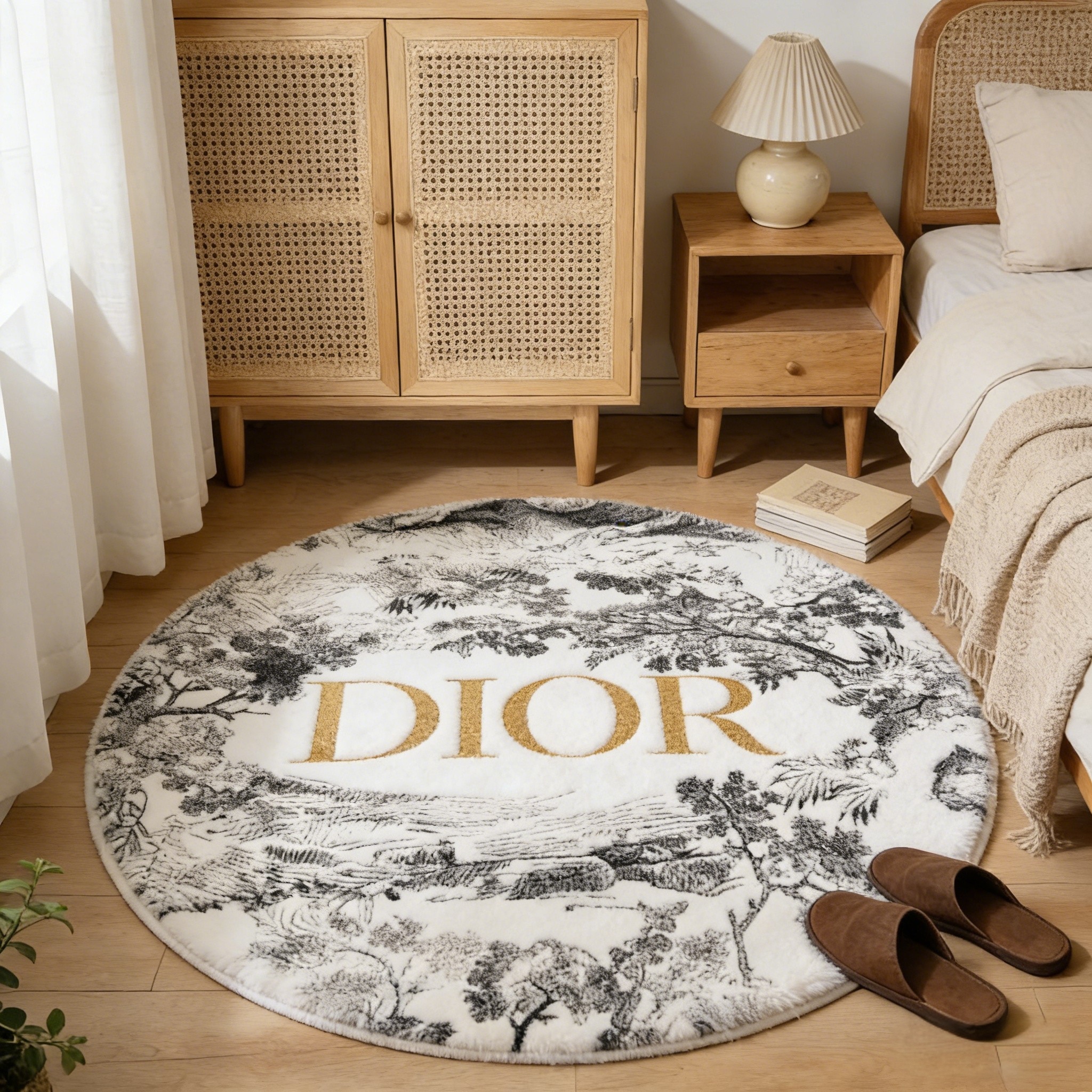 【ディオール】 ラグマット 円形 0315-2-5-1