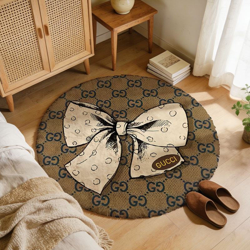 【グッチ】 ラグマット 円形 0506-5-12