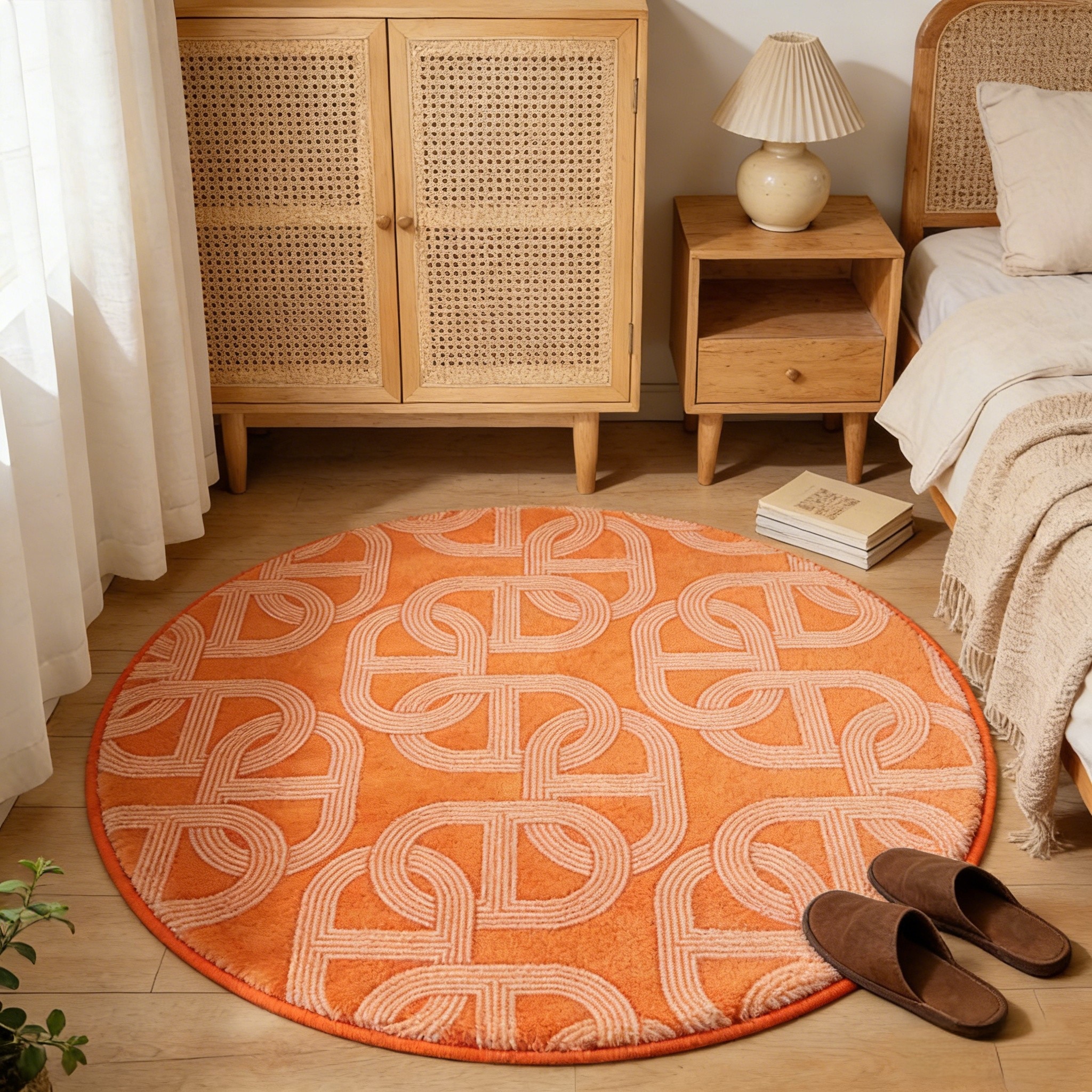 【エルメス】 ラグマット 円形 0908-1-20-1