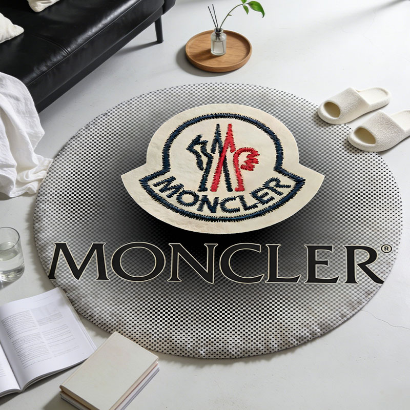 【モンクレール】 ラグマット 円形 0530-3-4