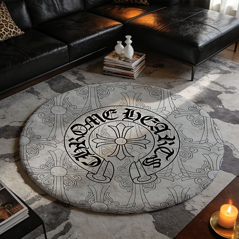 【クロムハーツ】 ラグマット 円形 0612-3-1