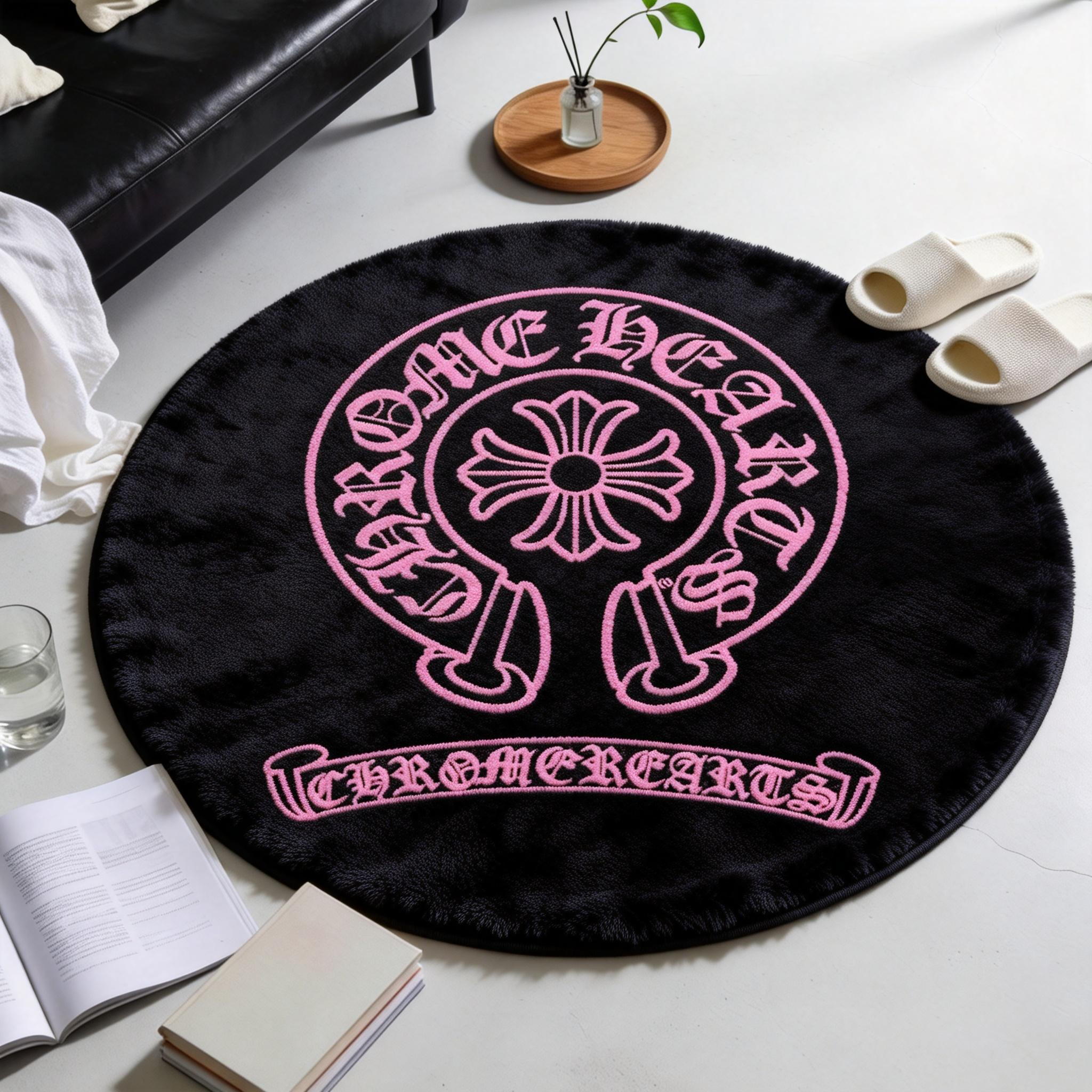 【クロムハーツ】 ラグマット 円形 1015-4-4