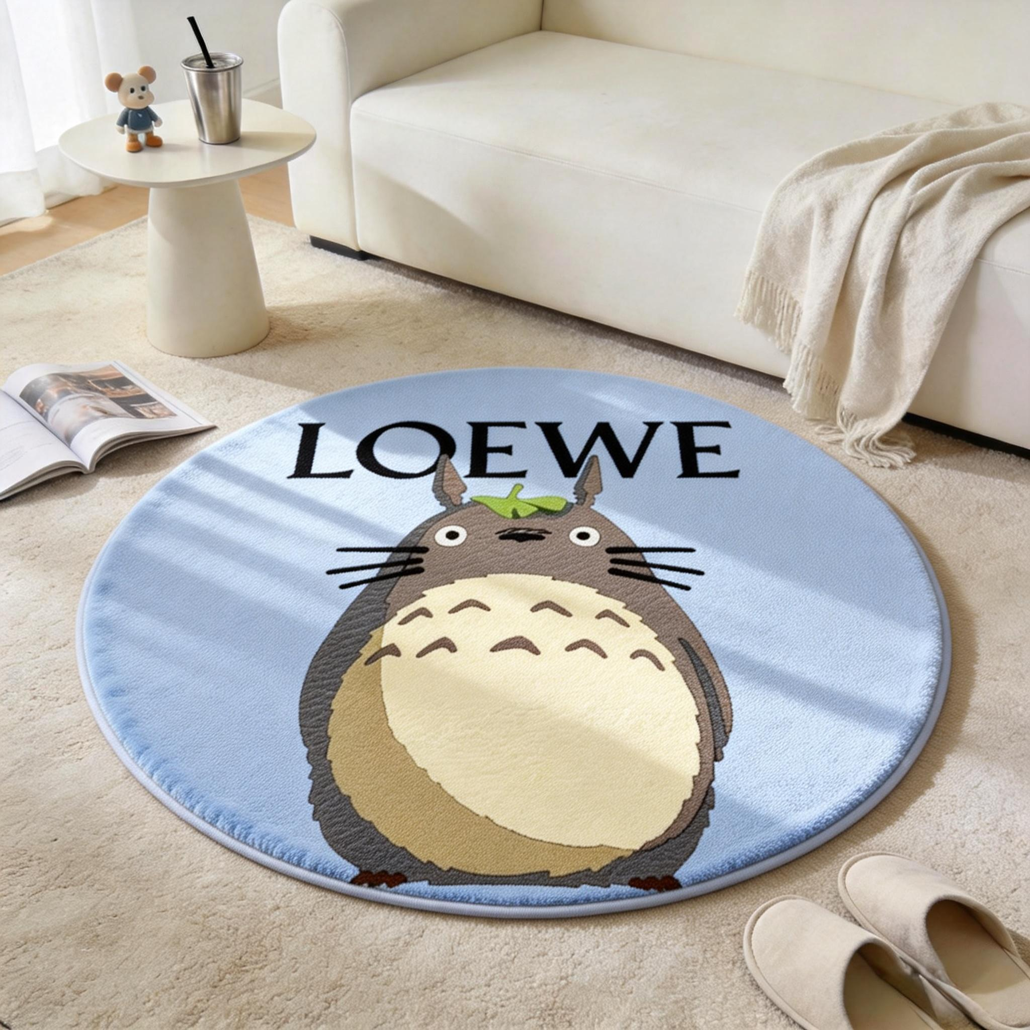 【ロエベ】 ラグマット 円形 0824-1-4-1