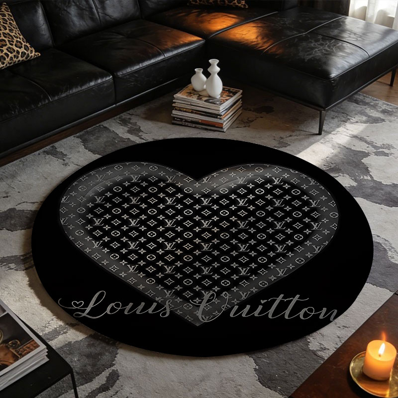 【ルイヴィトン】 ラグマット 円形 1012-2-1-1