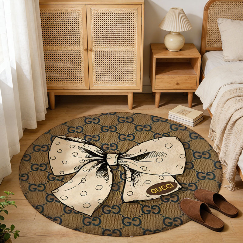 【グッチ】 ラグマット 円形 0506-5-12