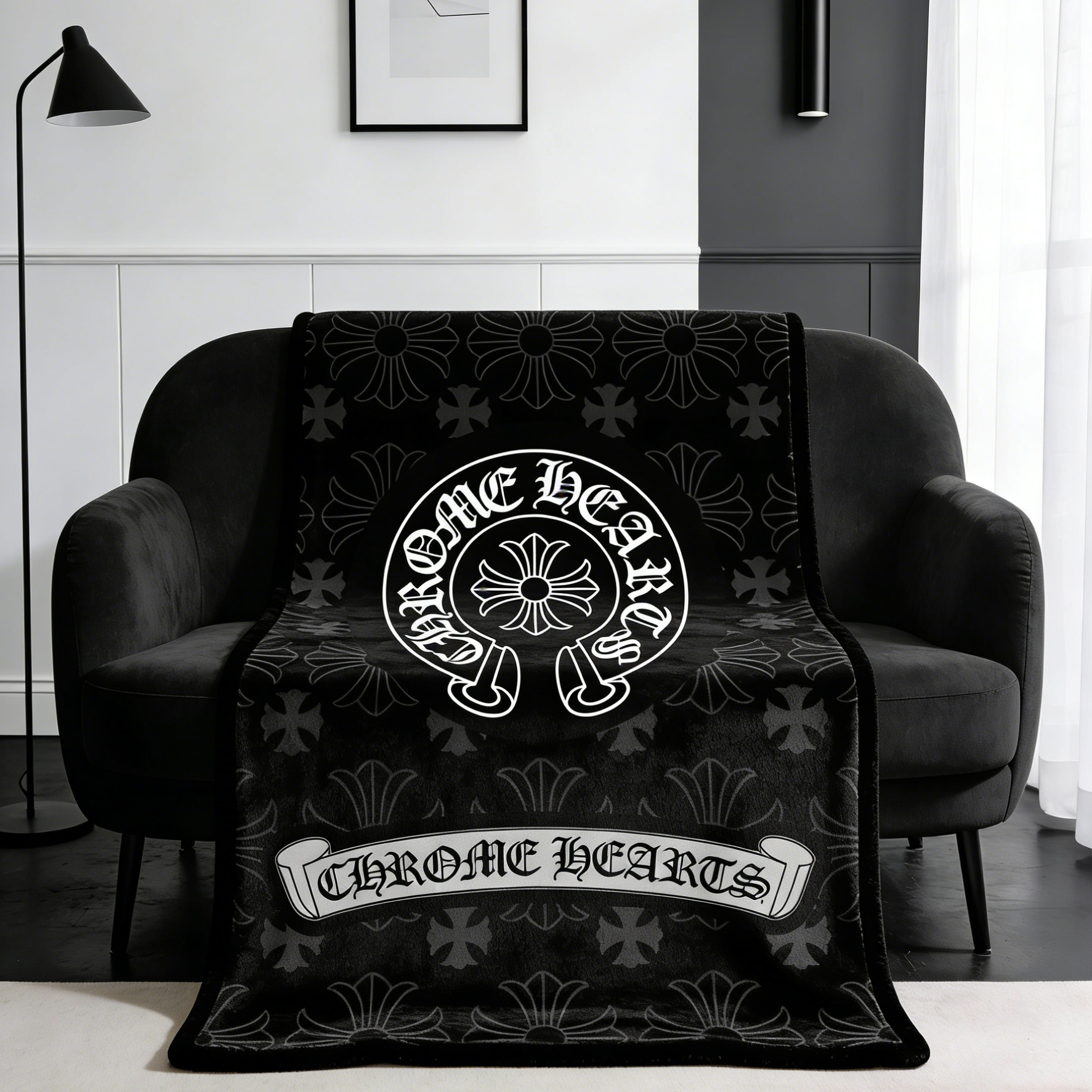 【クロムハーツ】 ブランケット毛布 0928-1-1