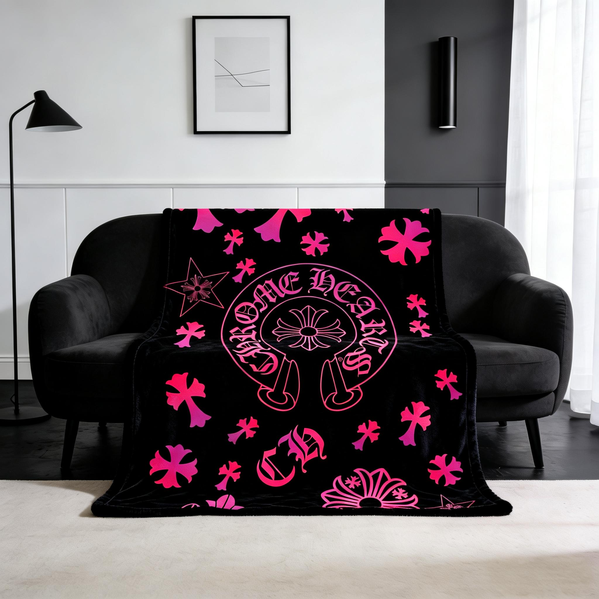 【クロムハーツ】 ブランケット毛布 1015-1-8