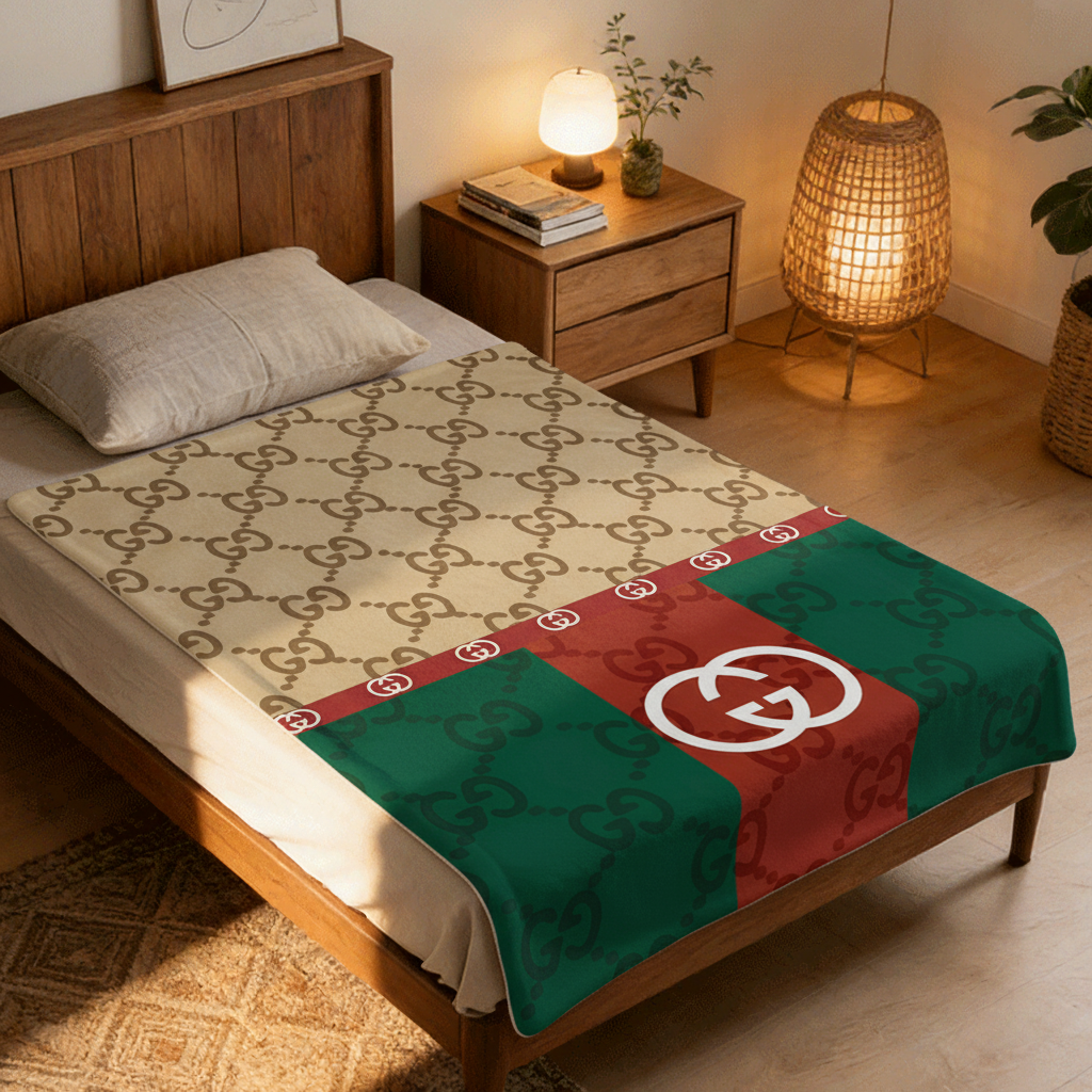 【グッチ】タオルケット 1228-4-8