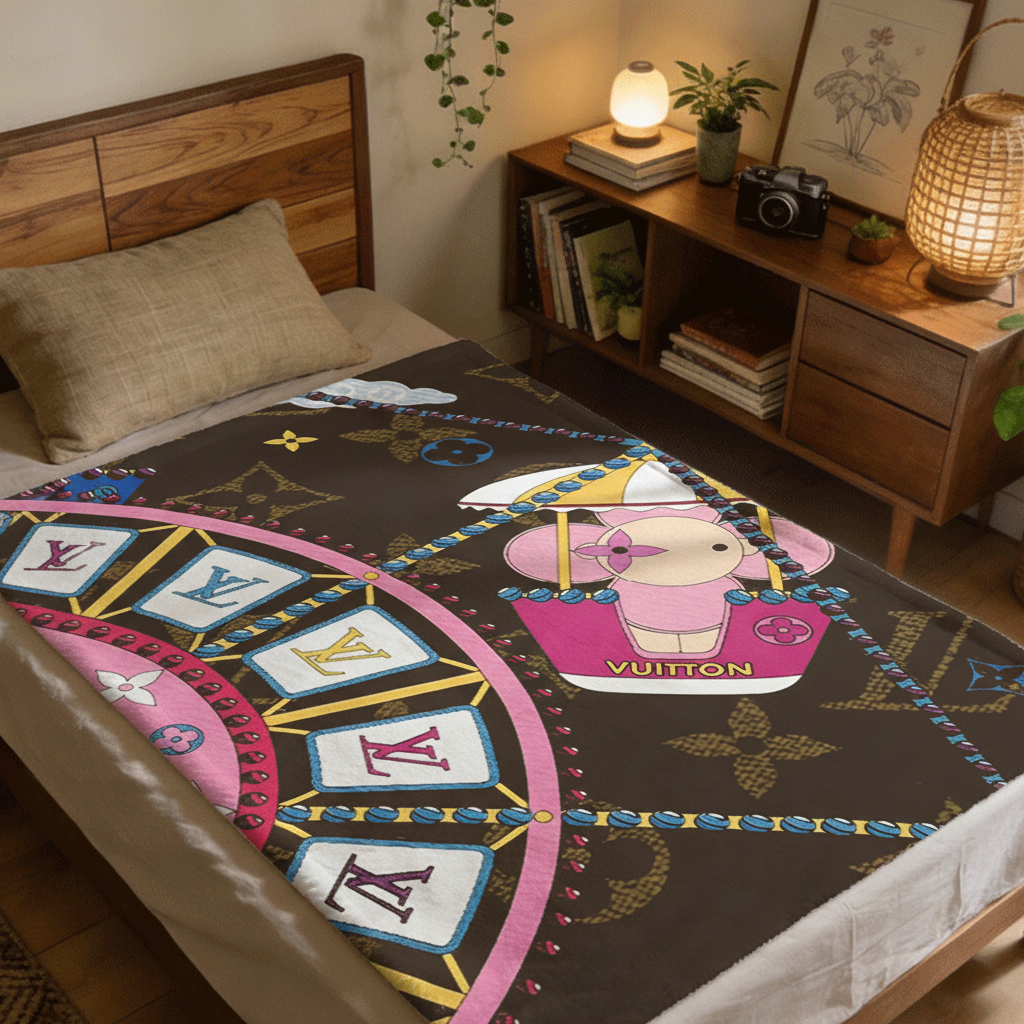 【ルイヴィトン】タオルケット 1012-6-2