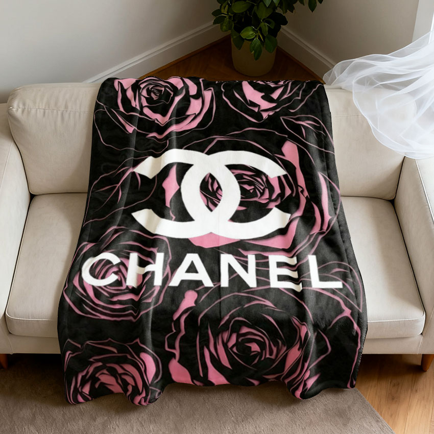 【シャネル】 ブランケット毛布 1030-1-9