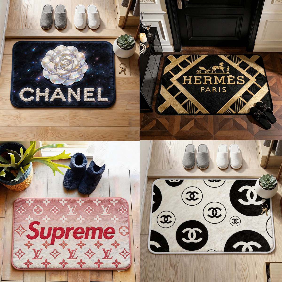 【シャネル】 玄関マット260410-1