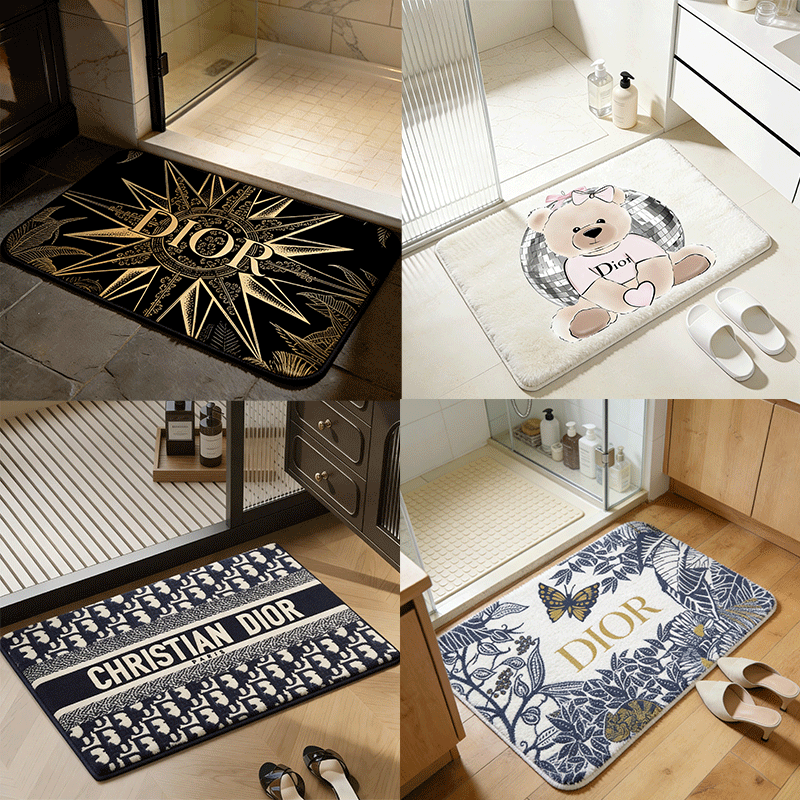 【ディオール】 トイレマット·浴室マット吸水速乾 0326-5-2