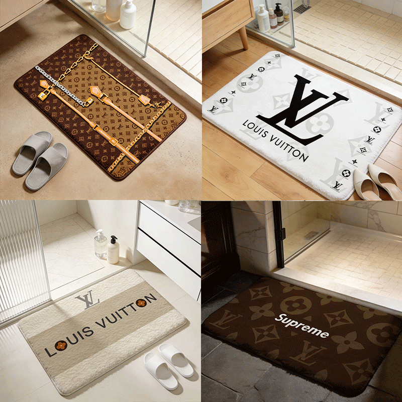 【ルイヴィトン】 トイレマット·浴室マット 吸水速乾 0522-2-1