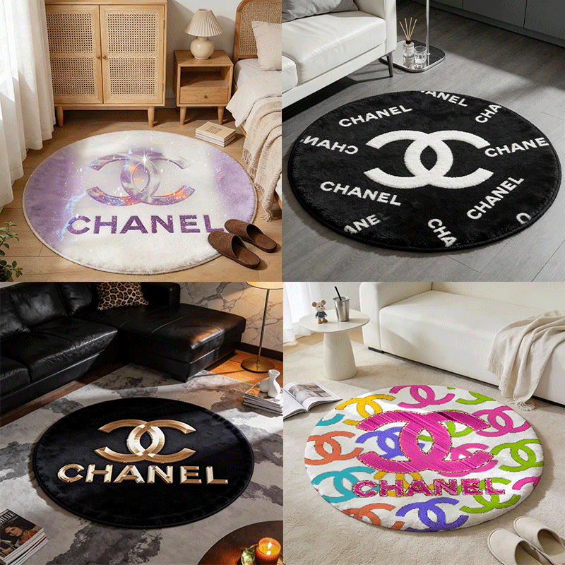 【シャネル】 ラグマット 円形 0304-2-1