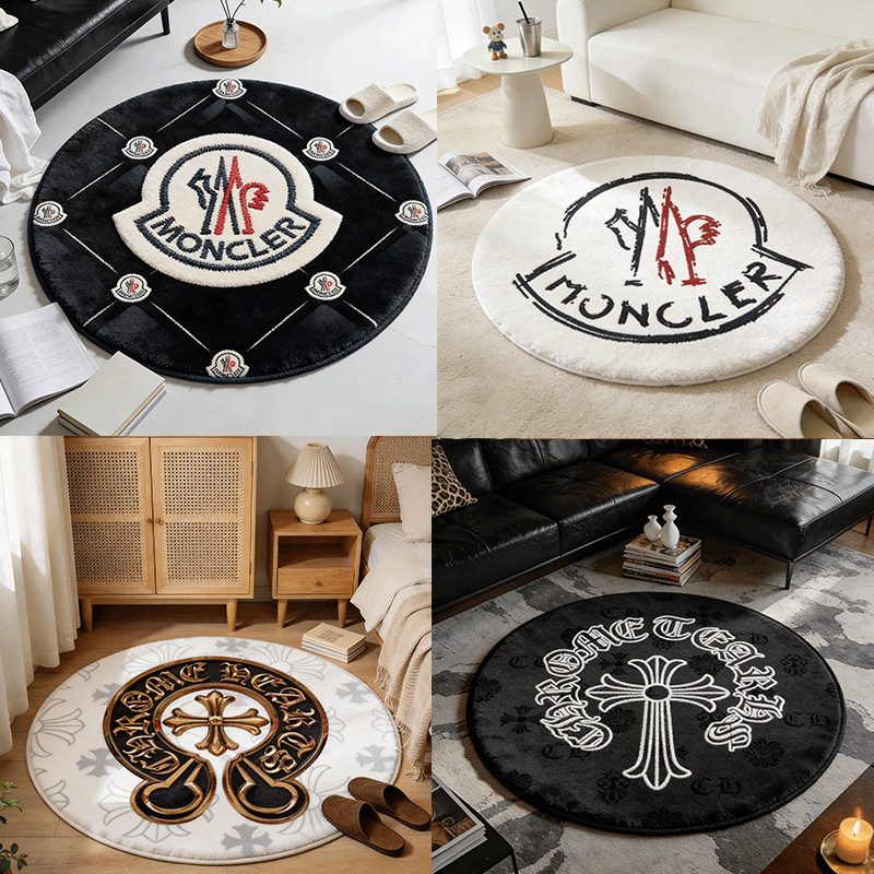 【クロムハーツ】 ラグマット 円形 0326-3-1