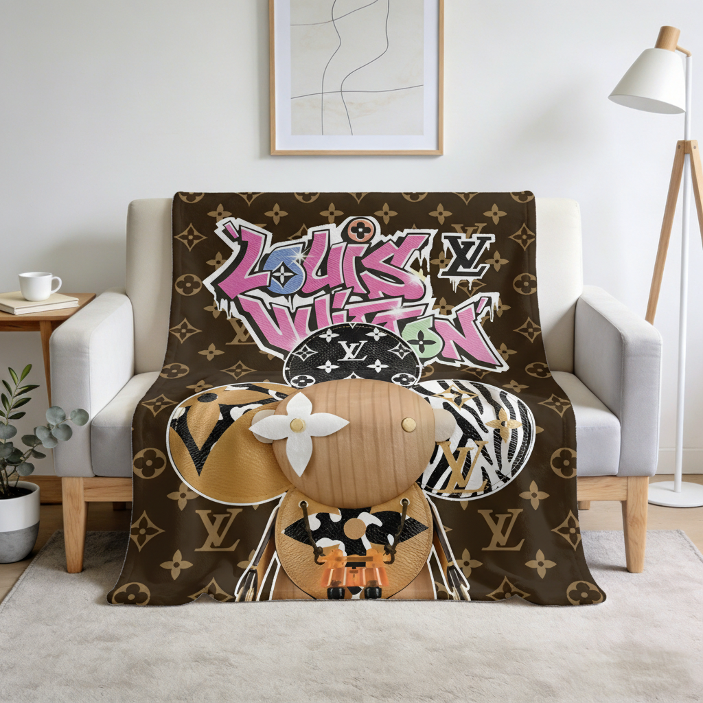 【ルイヴィトン】 ブランケット毛布 1217-1-1