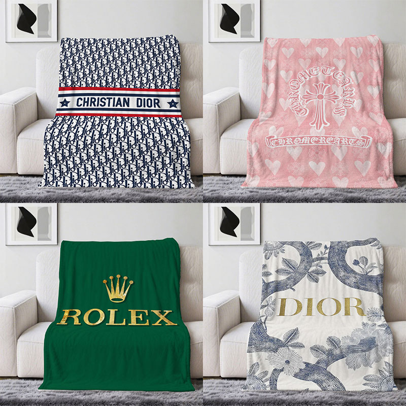 【ディオール】 ブランケット毛布 1015-1-2