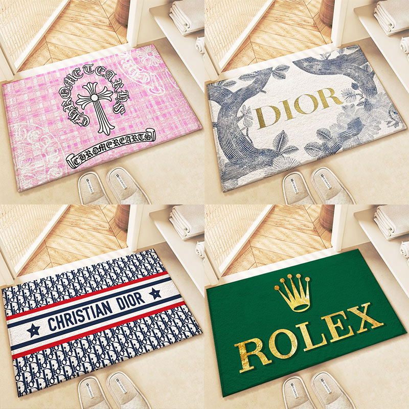 【クロムハーツ】 トイレマット·浴室マット 吸水速乾 1015-2-2