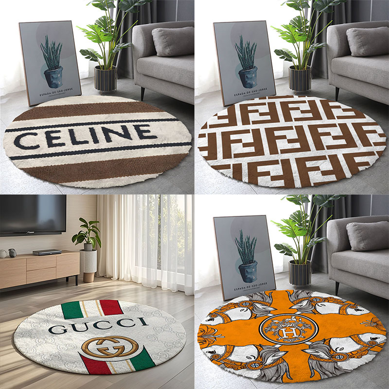 【フェンディ】 ラグマット 円形 0908-1-8-1