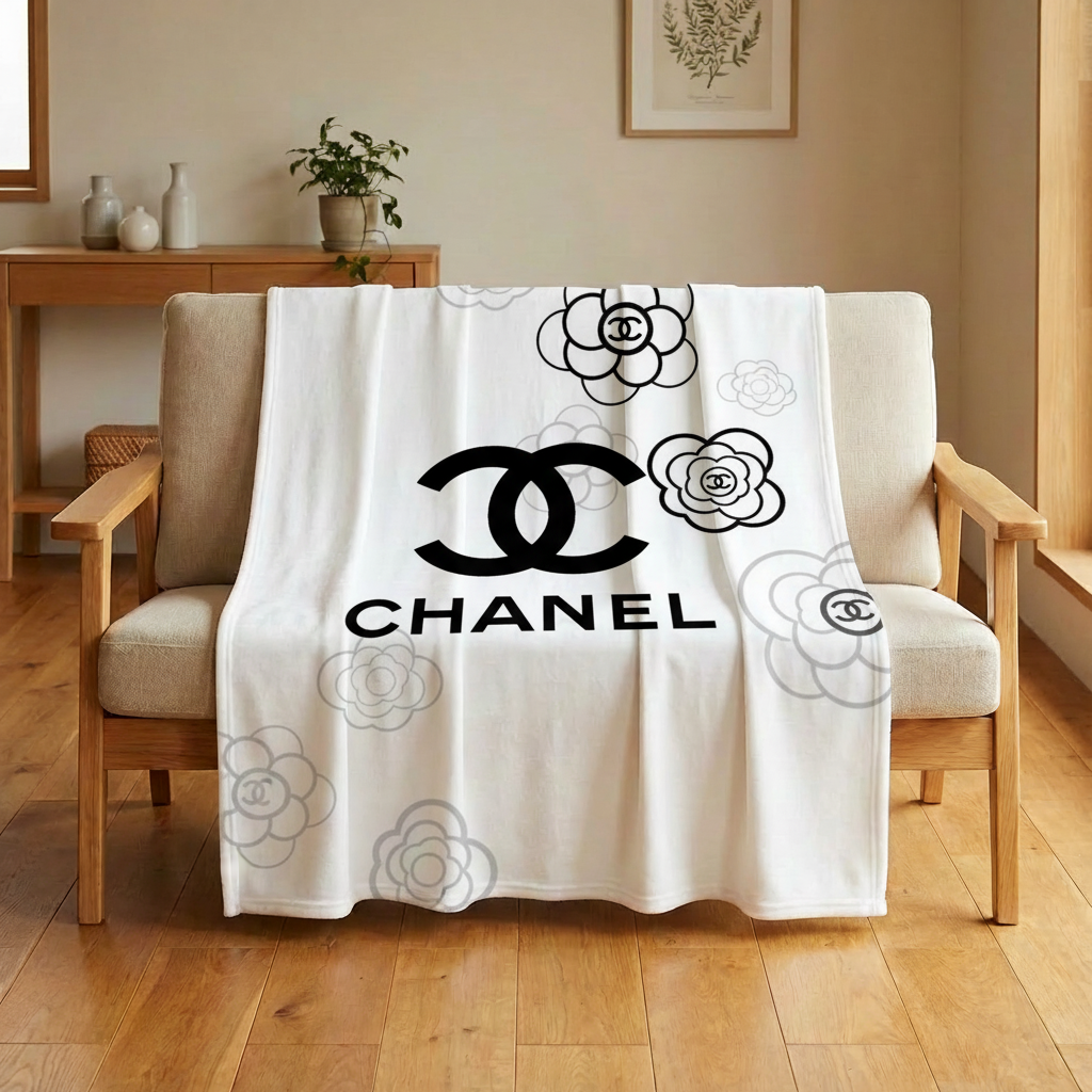 【シャネル】 ブランケット毛布 26018-8