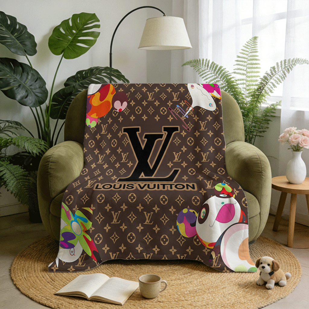 【ルイヴィトン】 ブランケット毛布 0501-5-7