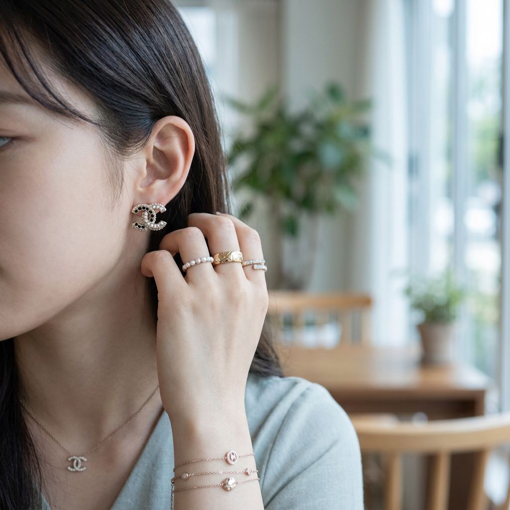 【シャネル】ピアス 0821-1-18