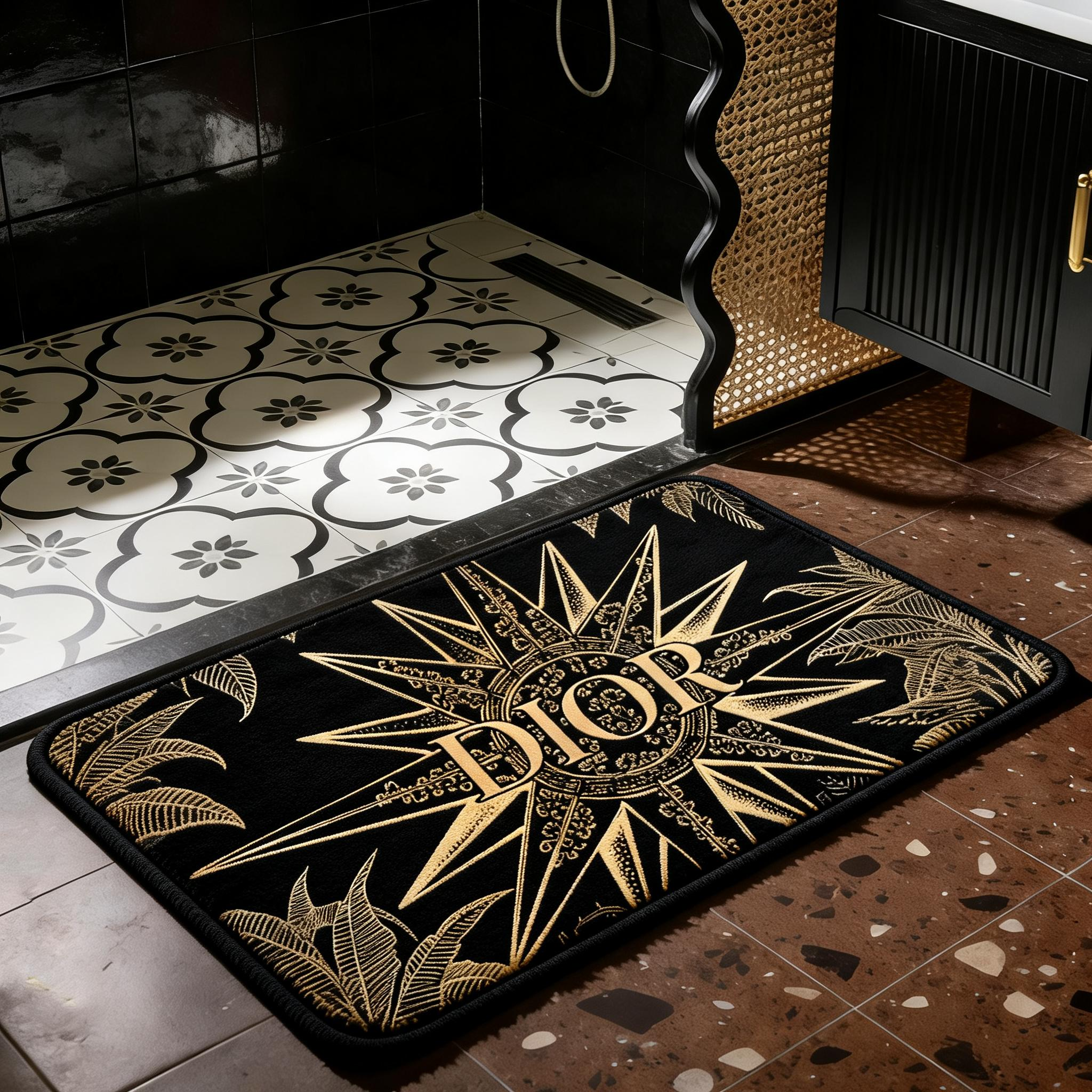 【ディオール】 トイレマット·浴室マット吸水速乾 0326-5-2