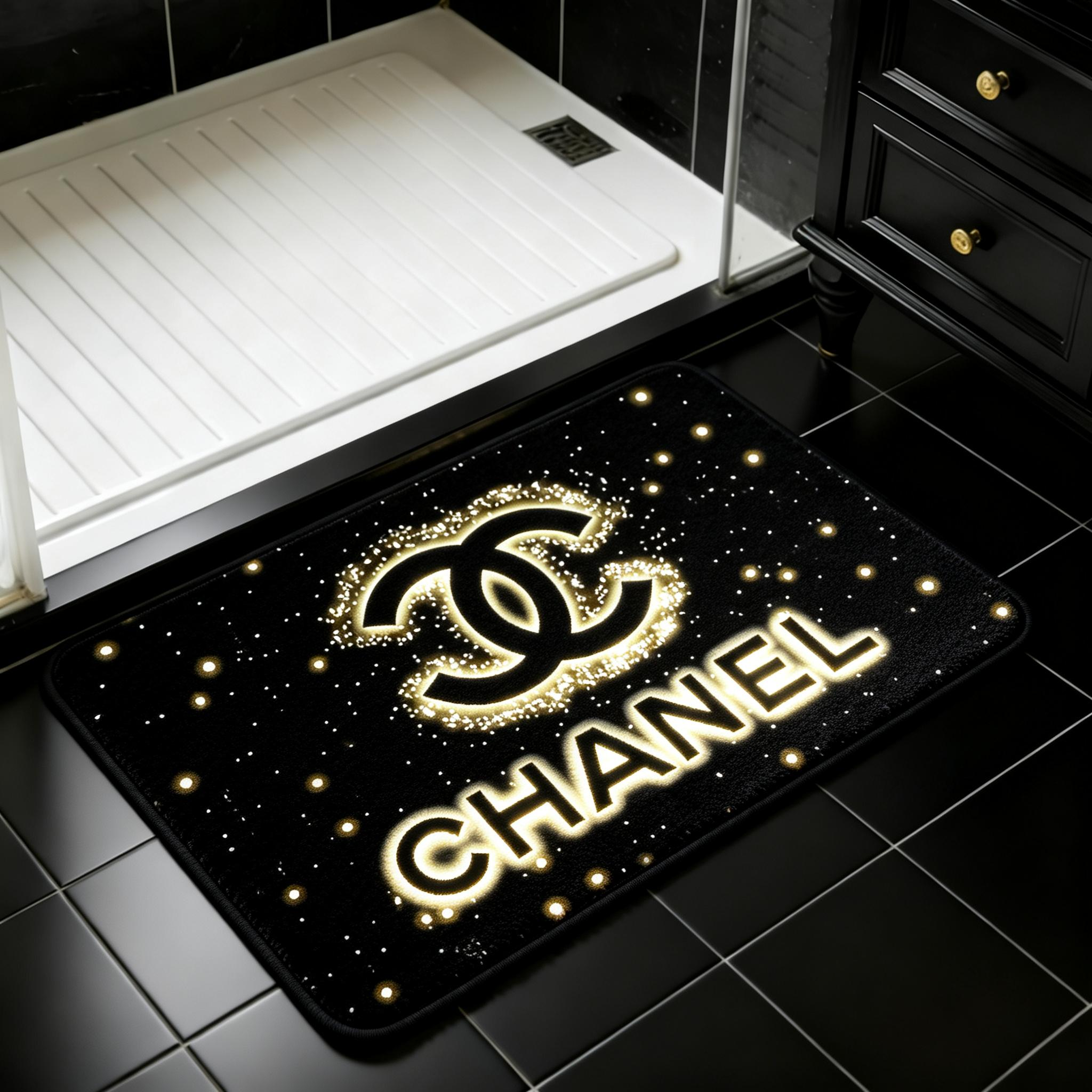 【シャネル】 トイレマット·浴室マット 吸水速乾 1031-1-10