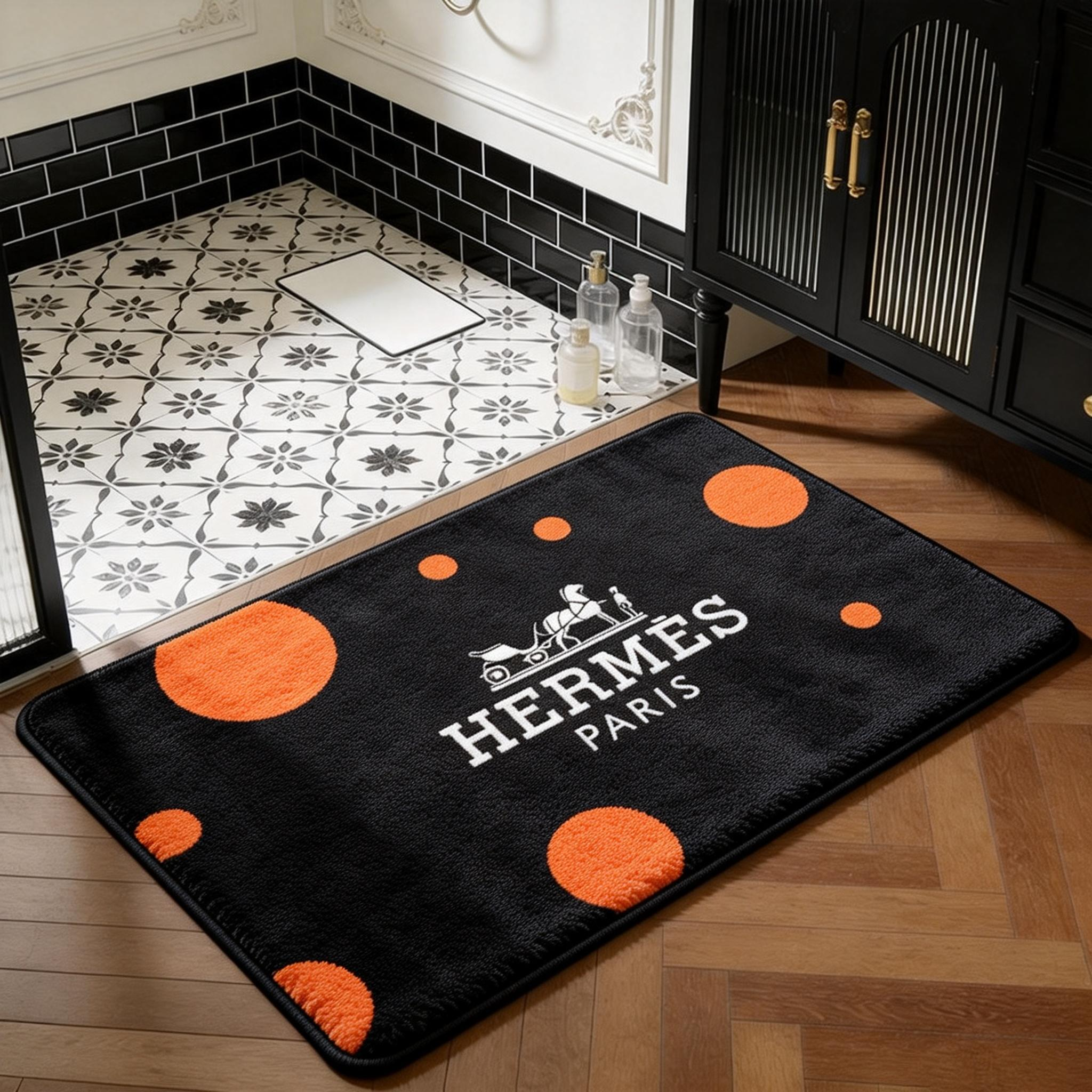 【エルメス】トイレマット·浴室マット 吸水速乾 0229-3-12