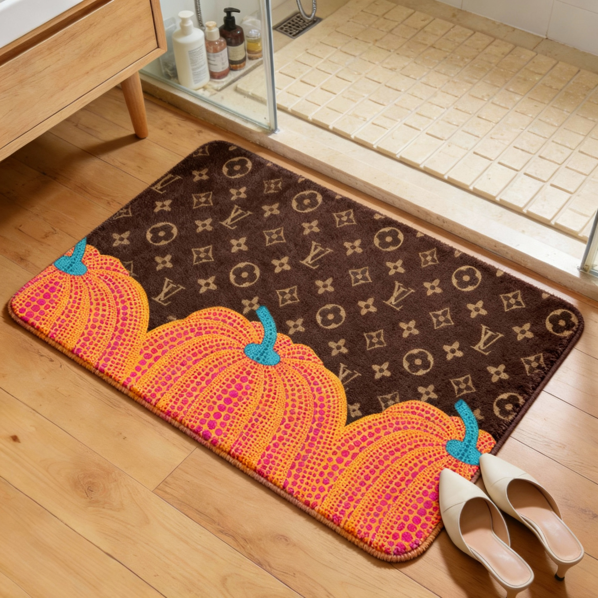 【ルイヴィトン】 トイレマット·浴室マット 吸水速乾 26017-43