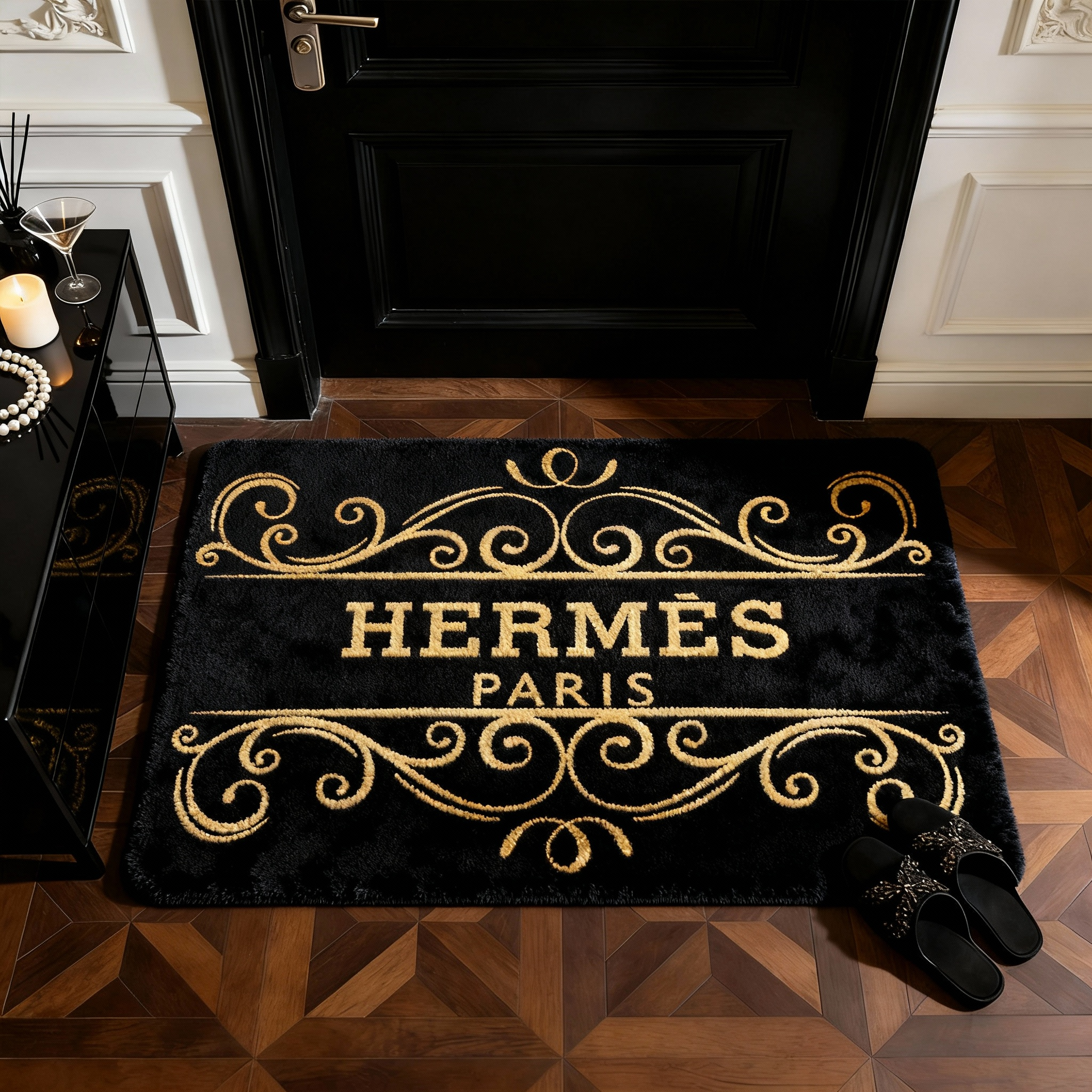HERMES バスマット ゼブラ柄 コットン100% フランス製 HERMES バスマット ゼブラ柄 コットン100% フランス製｜Prestavest.com.my